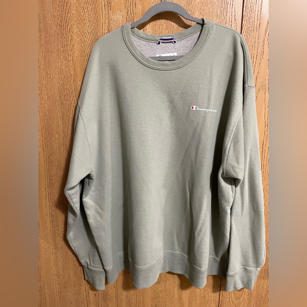 CHAMPION vintage green sweatshirt XXL